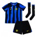 Inter Milan Lautaro Martinez #10 Heimtrikotsatz Kinder 2023-24 Kurzarm (+ Kurze Hosen)